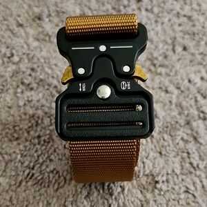 Tactical Belt with Black Buckle